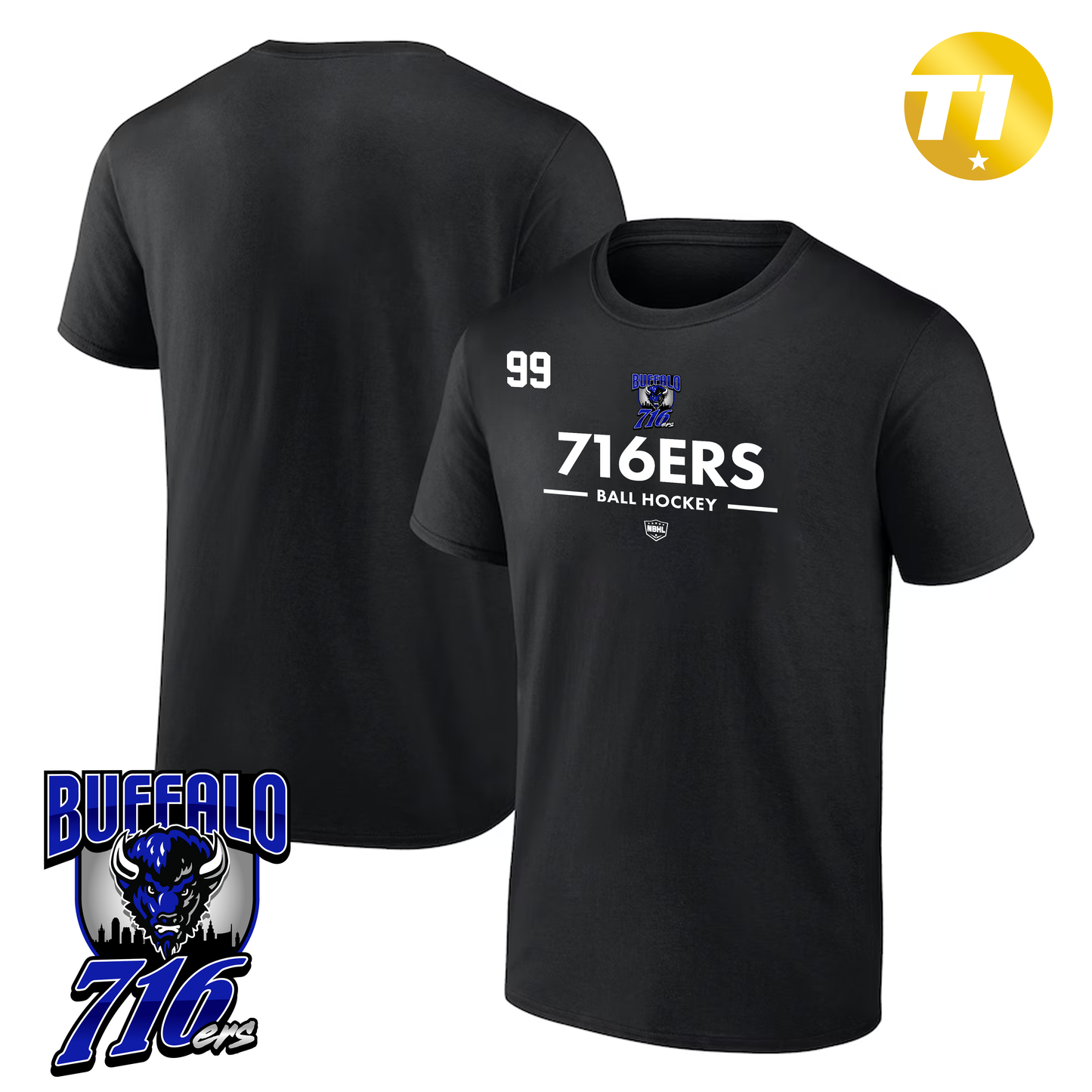 Buffalo 716ers 2026 Authentic Pro Primary T-Shirt
