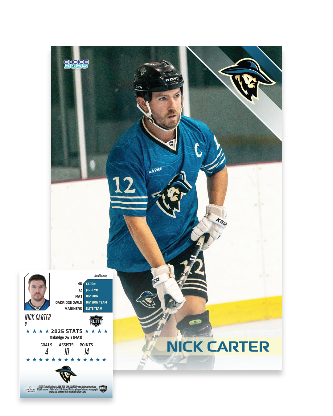 2025 NBHL Elite Trading Card 8-Pack