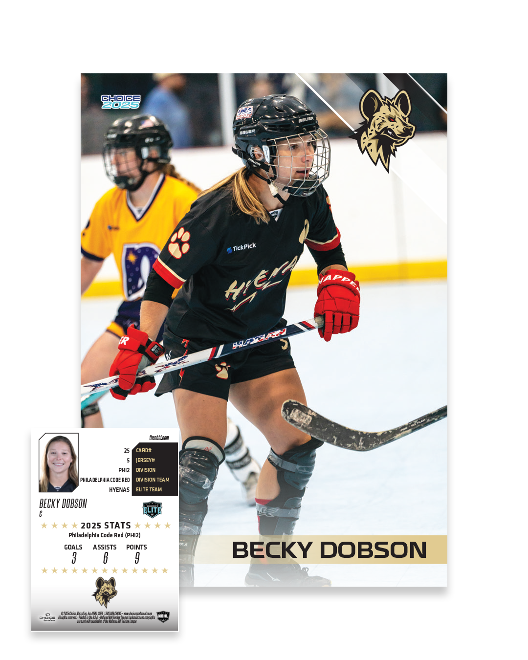 2025 NBHL Elite Trading Card 8-Pack