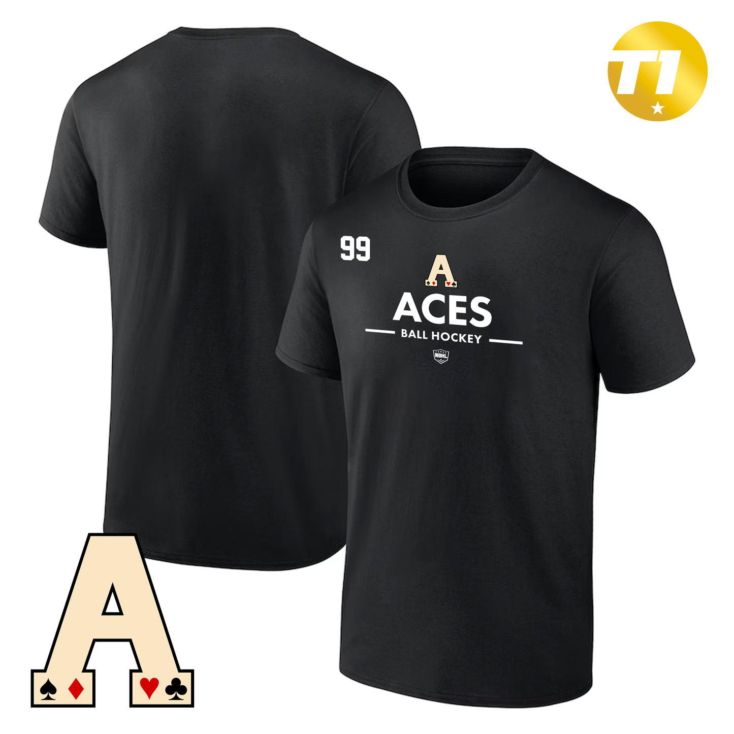 McKeesport Aces 2026 Authentic Pro Primary T-Shirt