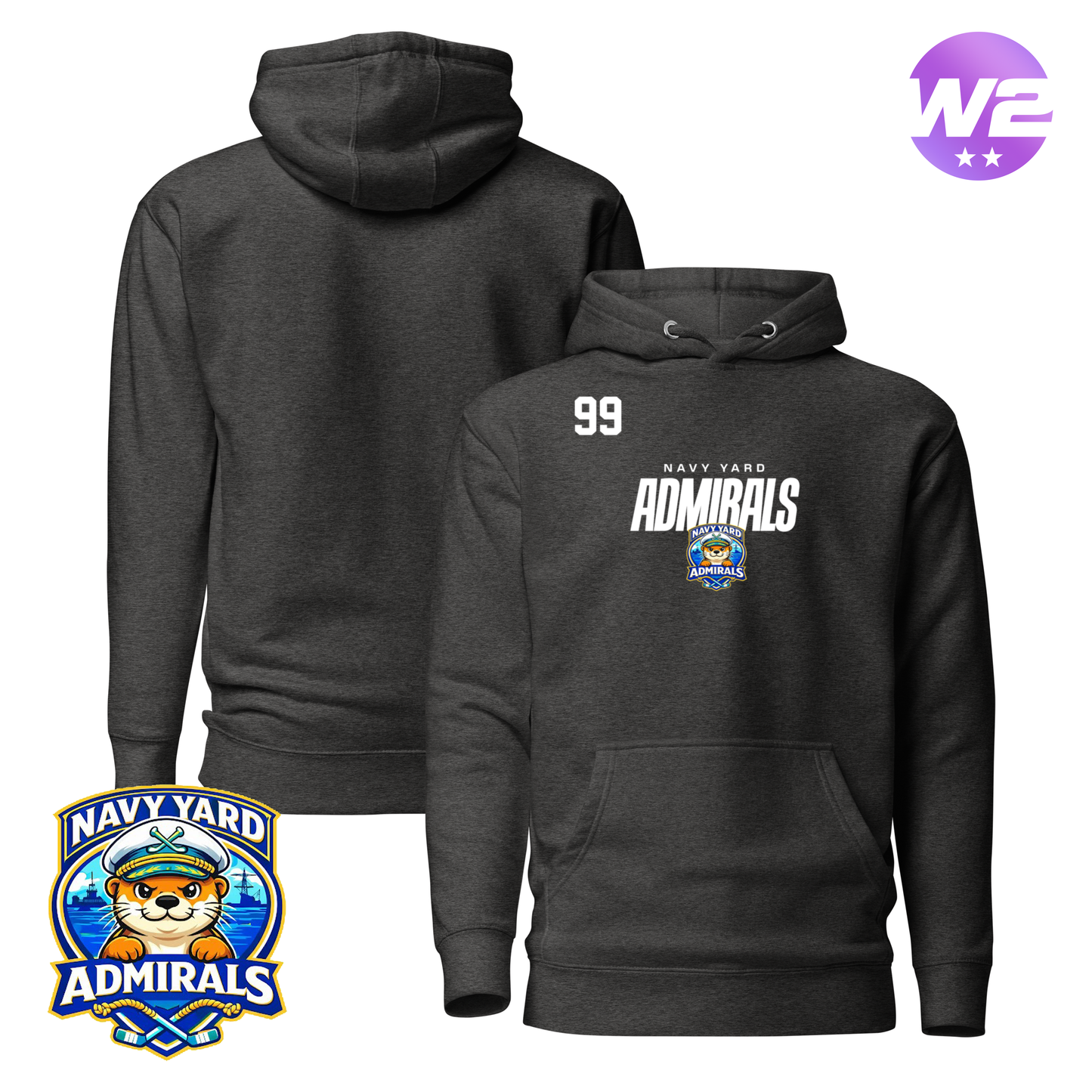 Navy Yard Admirals 2026 Performance Player Hoodie
