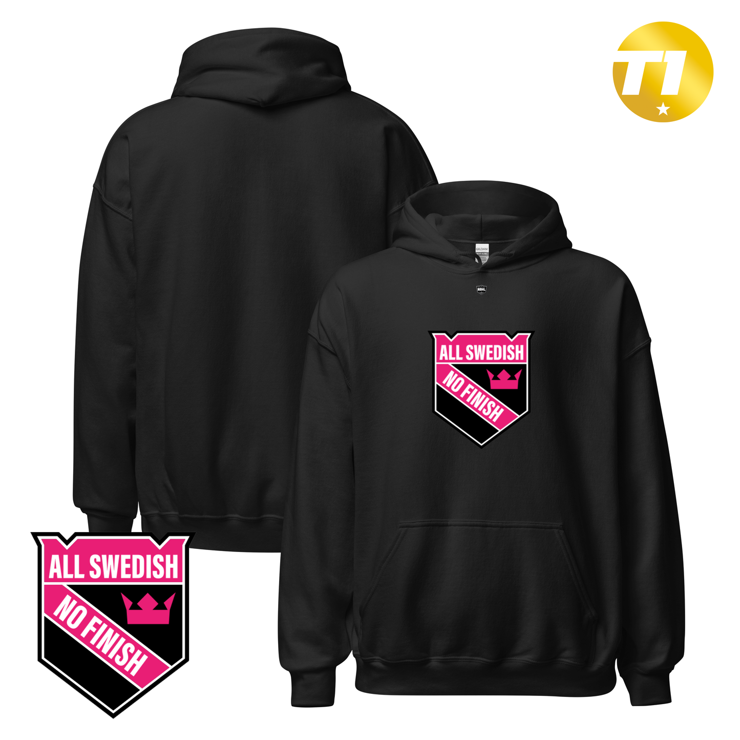 Brantford All Swedish 2026 Classic Logo Hoodie