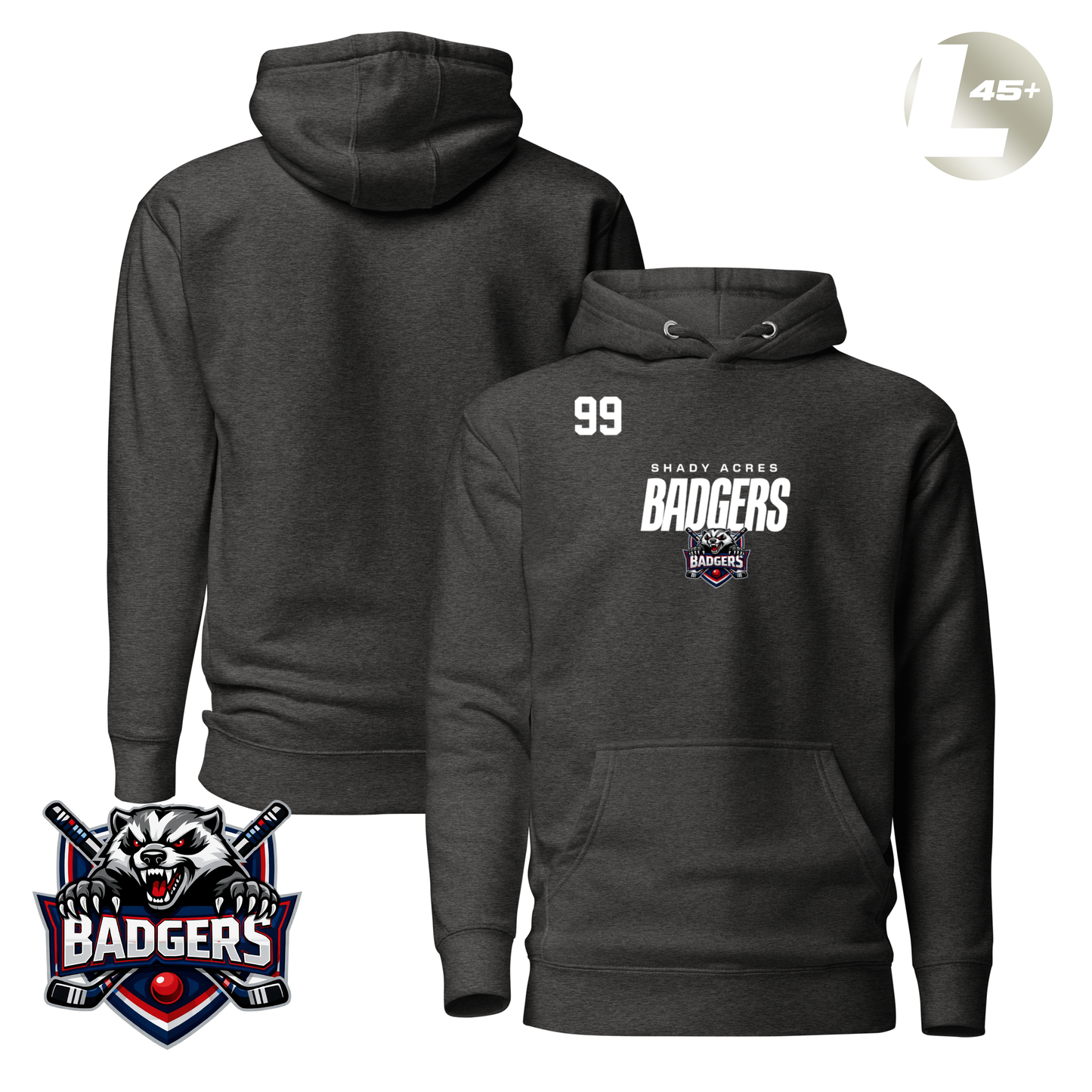Shady Acres Badgers 2026 Performance Player Hoodie