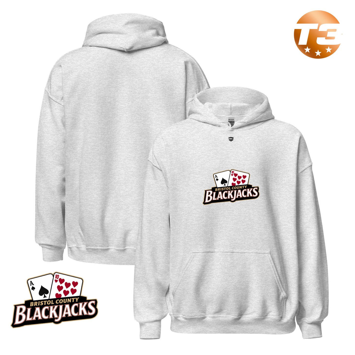 Bristol County Blackjacks 2026 Classic Logo Hoodie