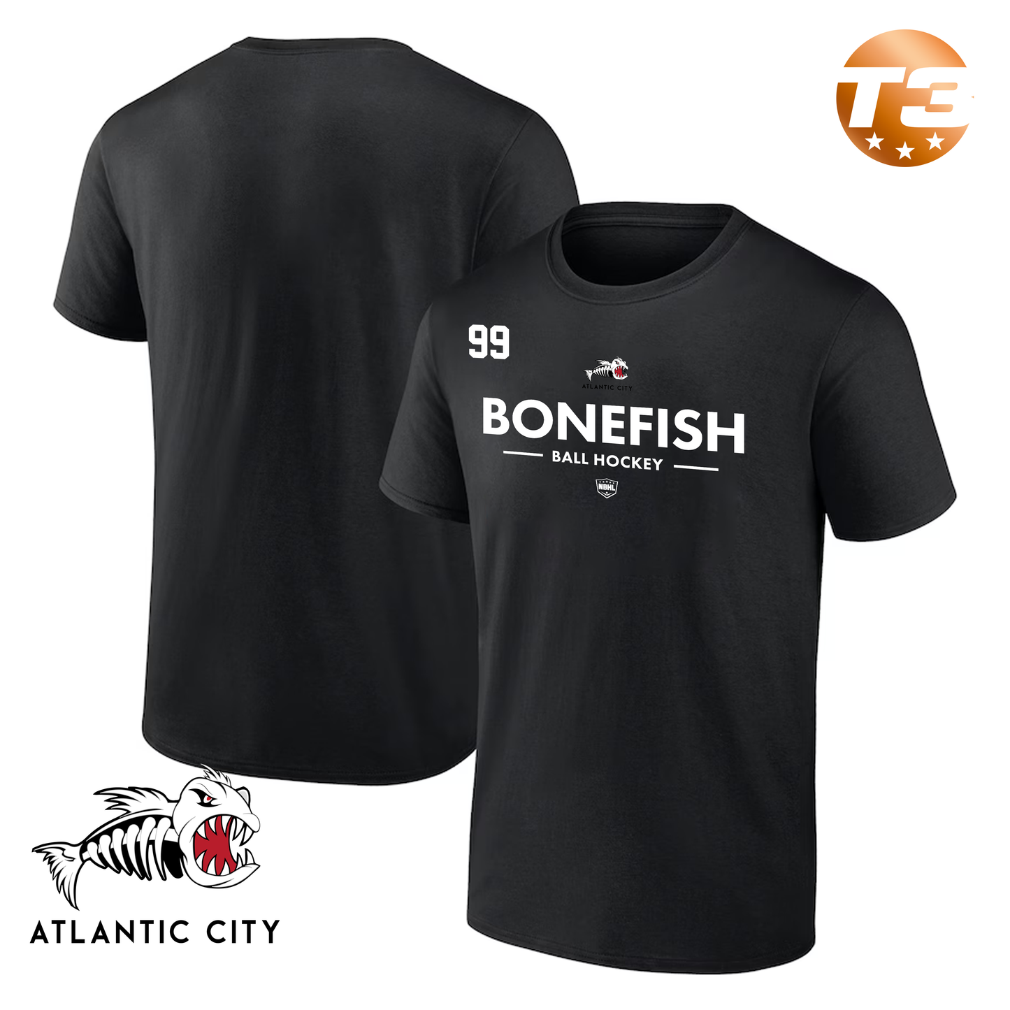 Atlantic City Bonefish 2026 Authentic Pro Primary T-Shirt