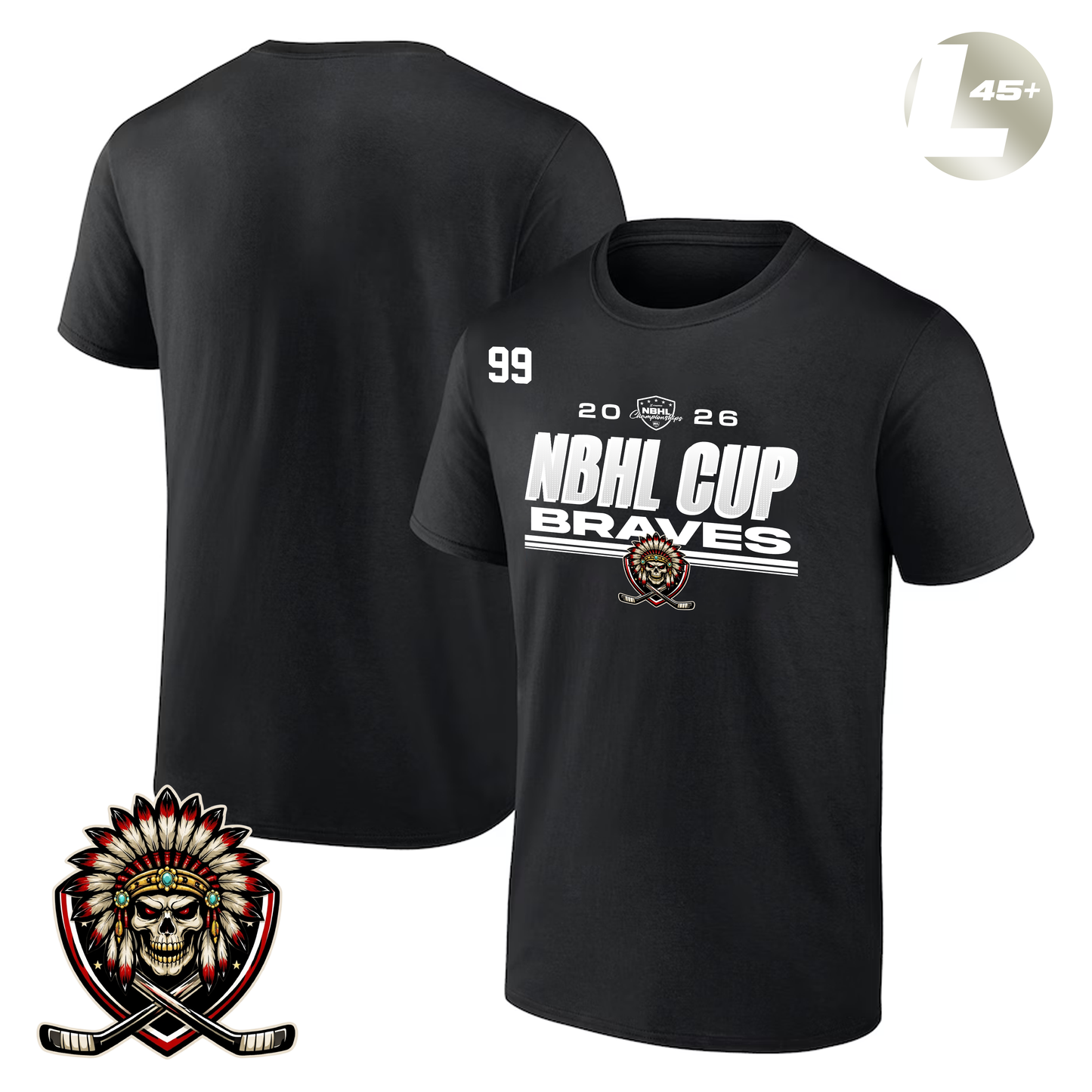 South Jersey Braves 2026 NBHL CUP PLAYER TEE
