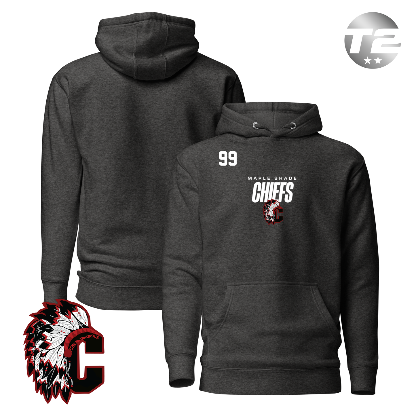 Maple Shade Chiefs 2026 Performance Player Hoodie