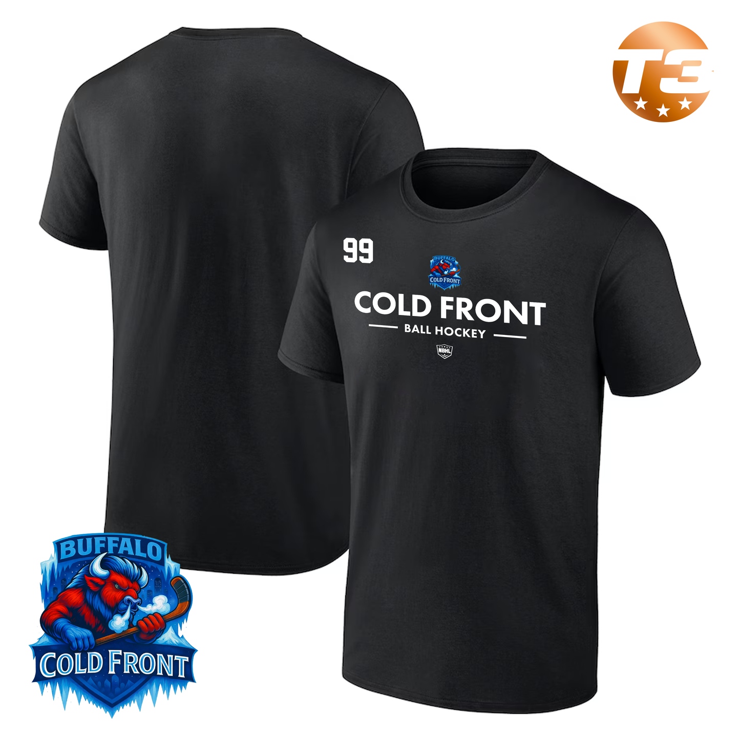 Buffalo Cold Front 2026 Authentic Pro Primary T-Shirt