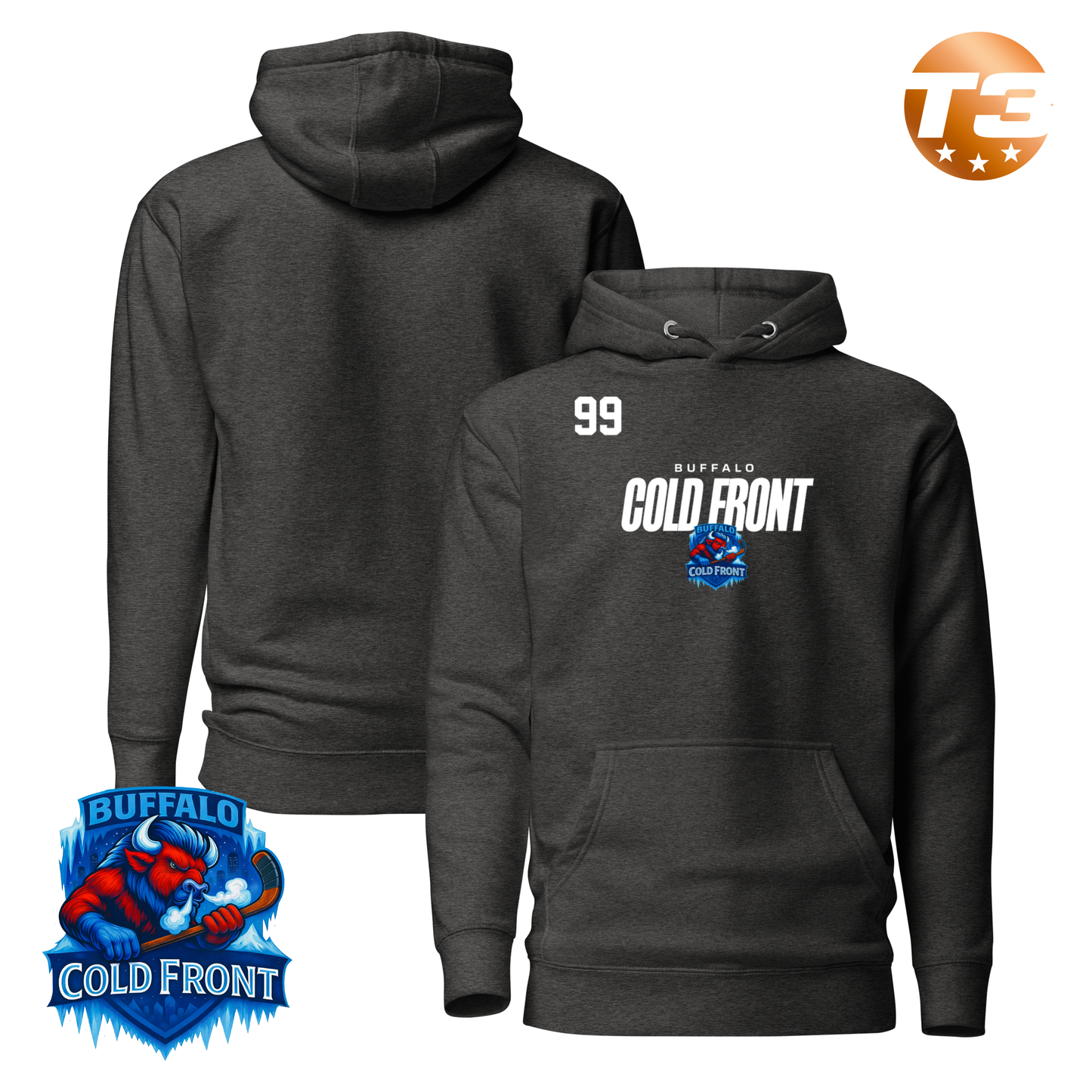 Buffalo Cold Front 2026 Performance Player Hoodie