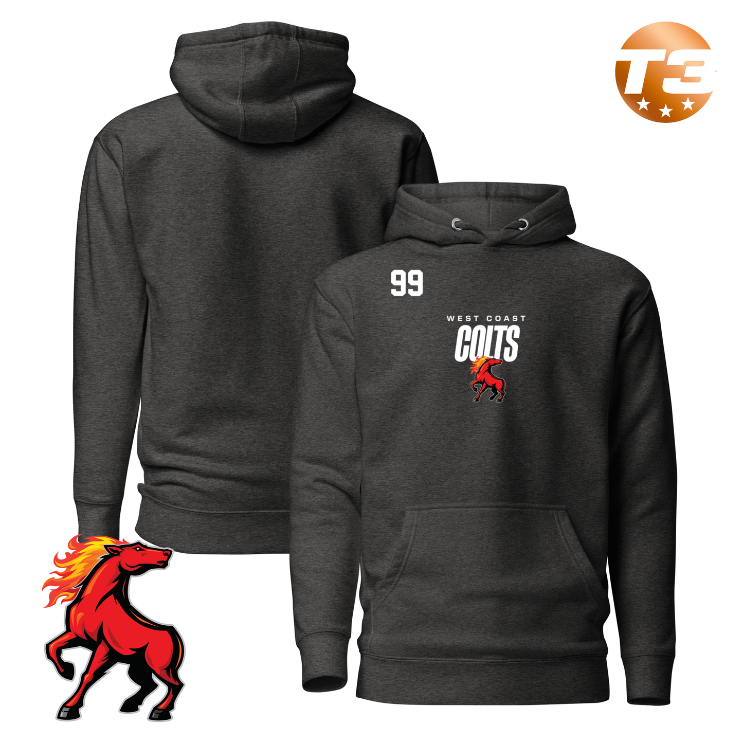West Coast Colts 2026 Performance Player Hoodie