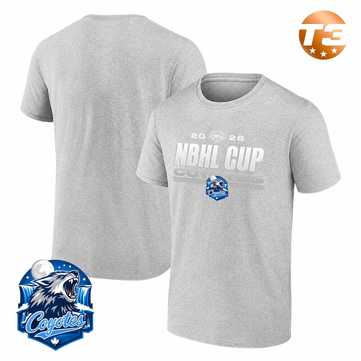 Niagara Coyotes 2026 NBHL Cup Player Tee