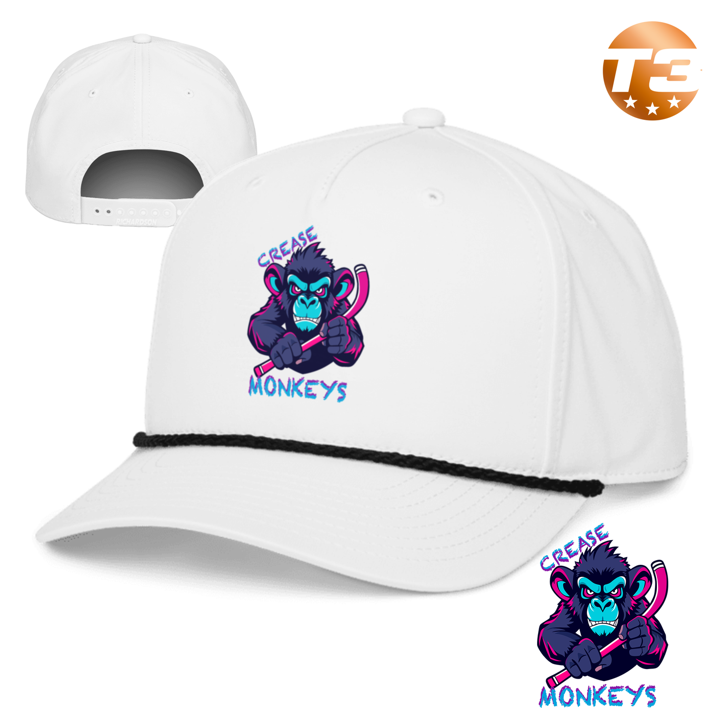 Monroe Crease Monkeys 2026 Rope Cap