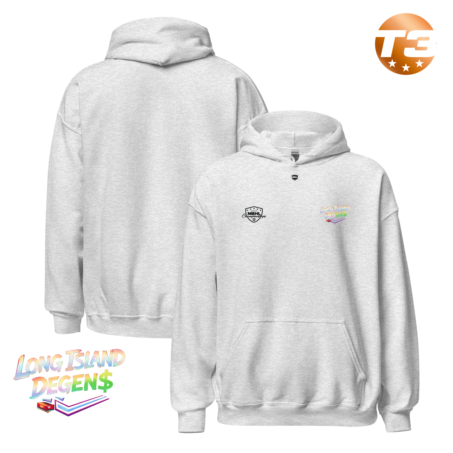 Long Island Degens 2026 NBHL Cup Team Hoodie