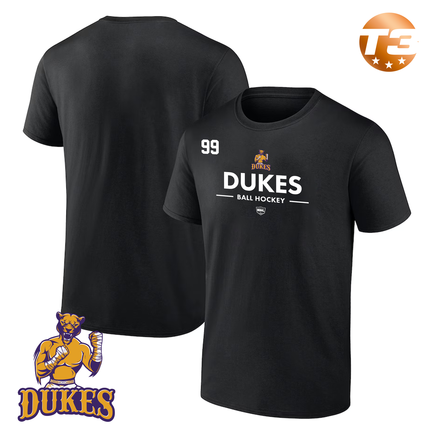 Columbus Dukes 2026 Authentic Pro Primary T-Shirt