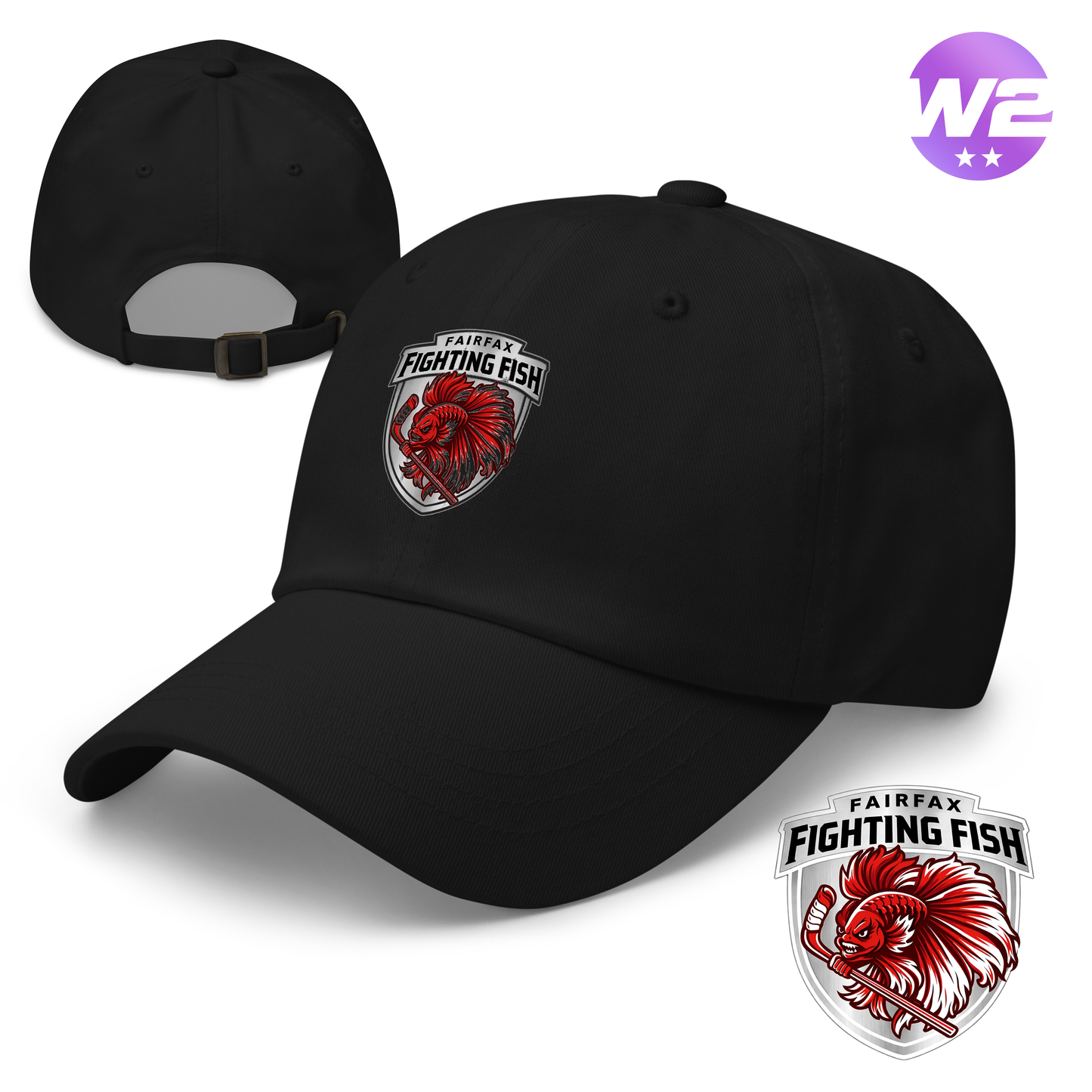 Fairfax Fighting Fish 2026 Classic Dad Hat