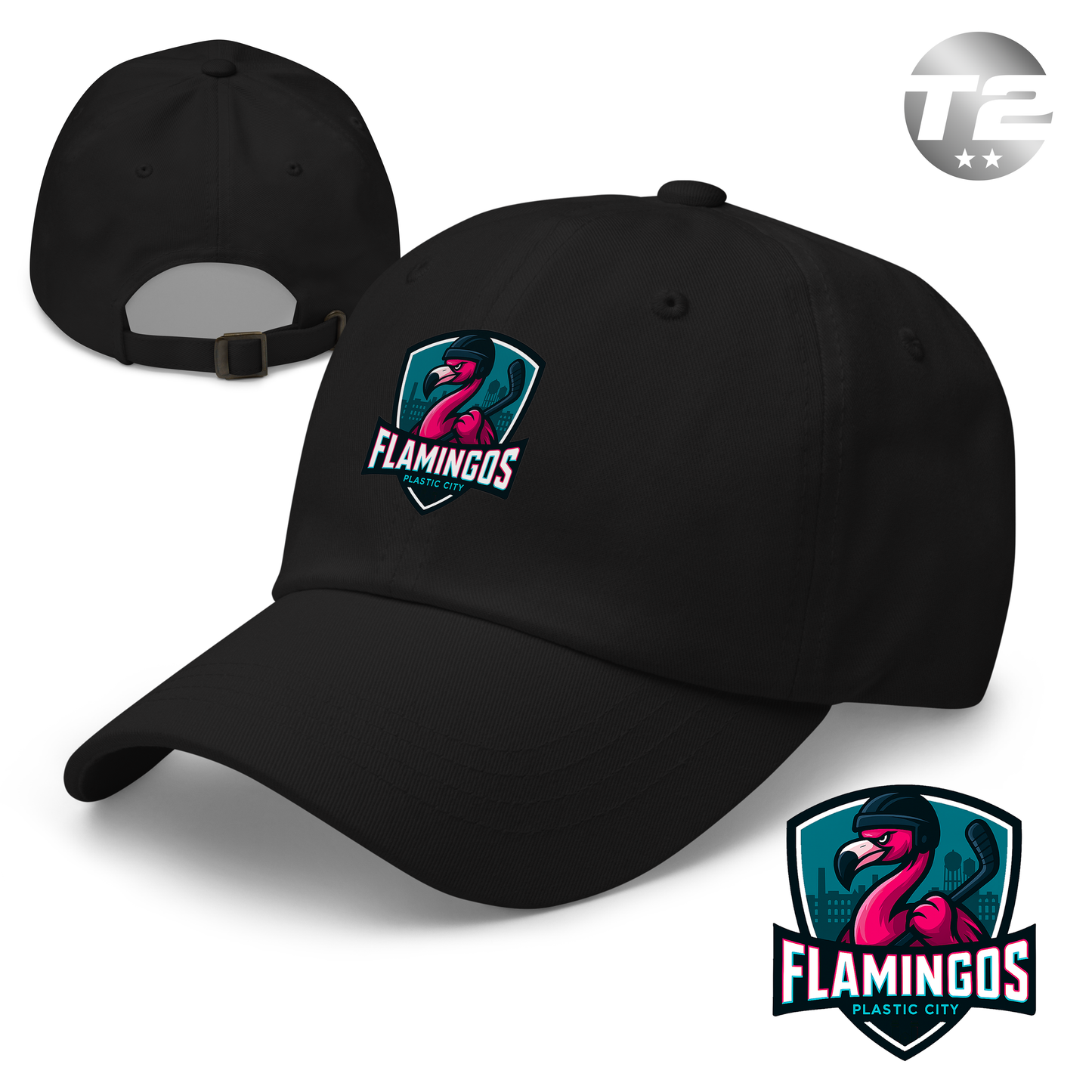Plastic City Flamingos 2026 Classic Dad Hat