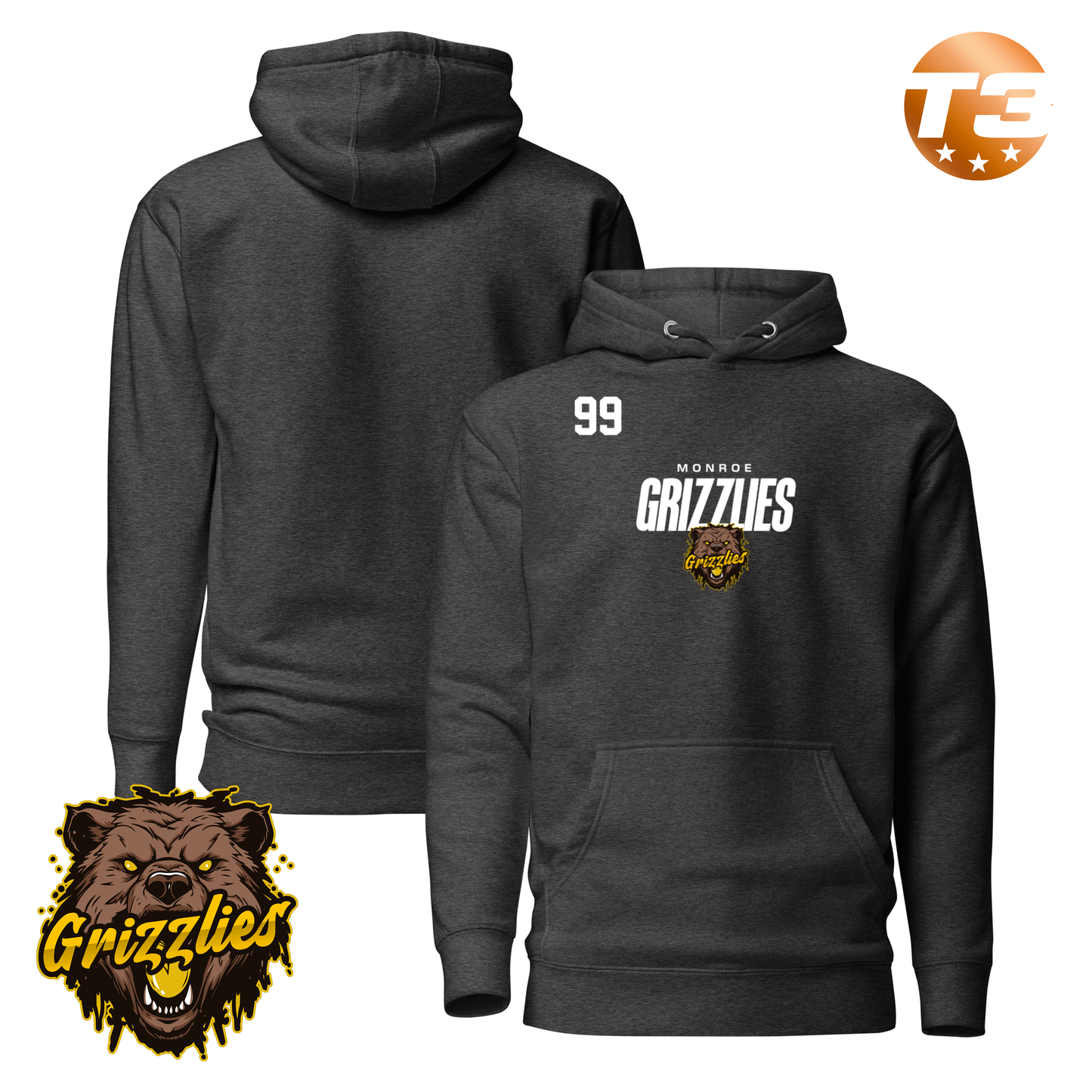 Monroe Grizzlies 2026 Performance Player Hoodie