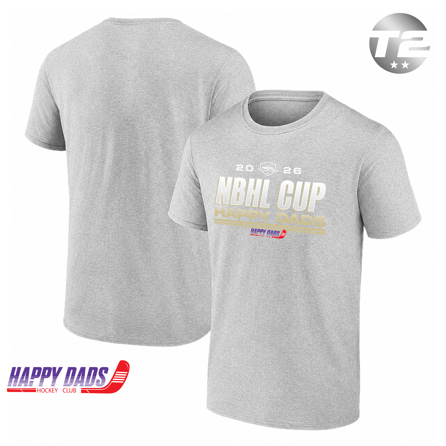 Bridgeville Happy Dads 2026 NBHL Cup Player Tee