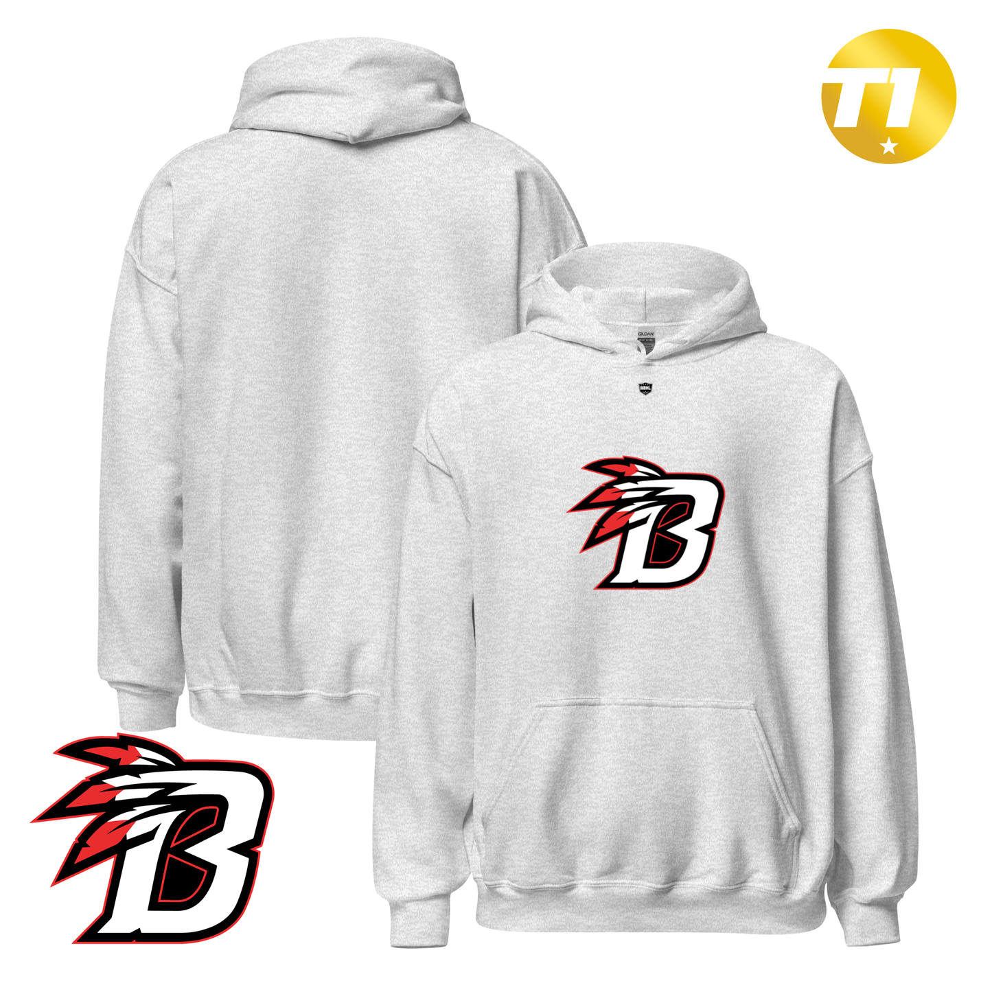 Bellmawr Hawks 2026 Classic Logo Hoodie