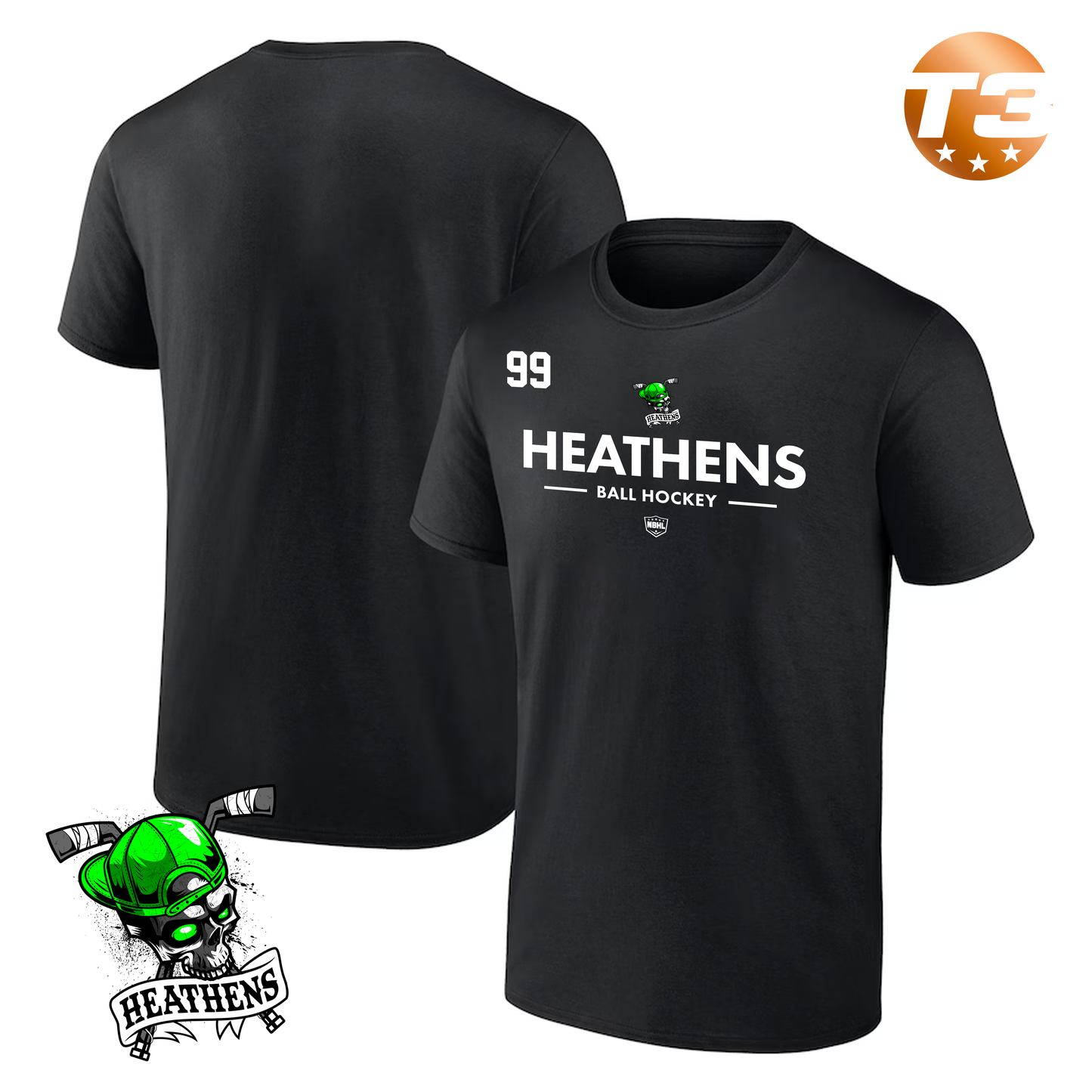 Tri-State Heathens 2026 Authentic Pro Primary T-Shirt