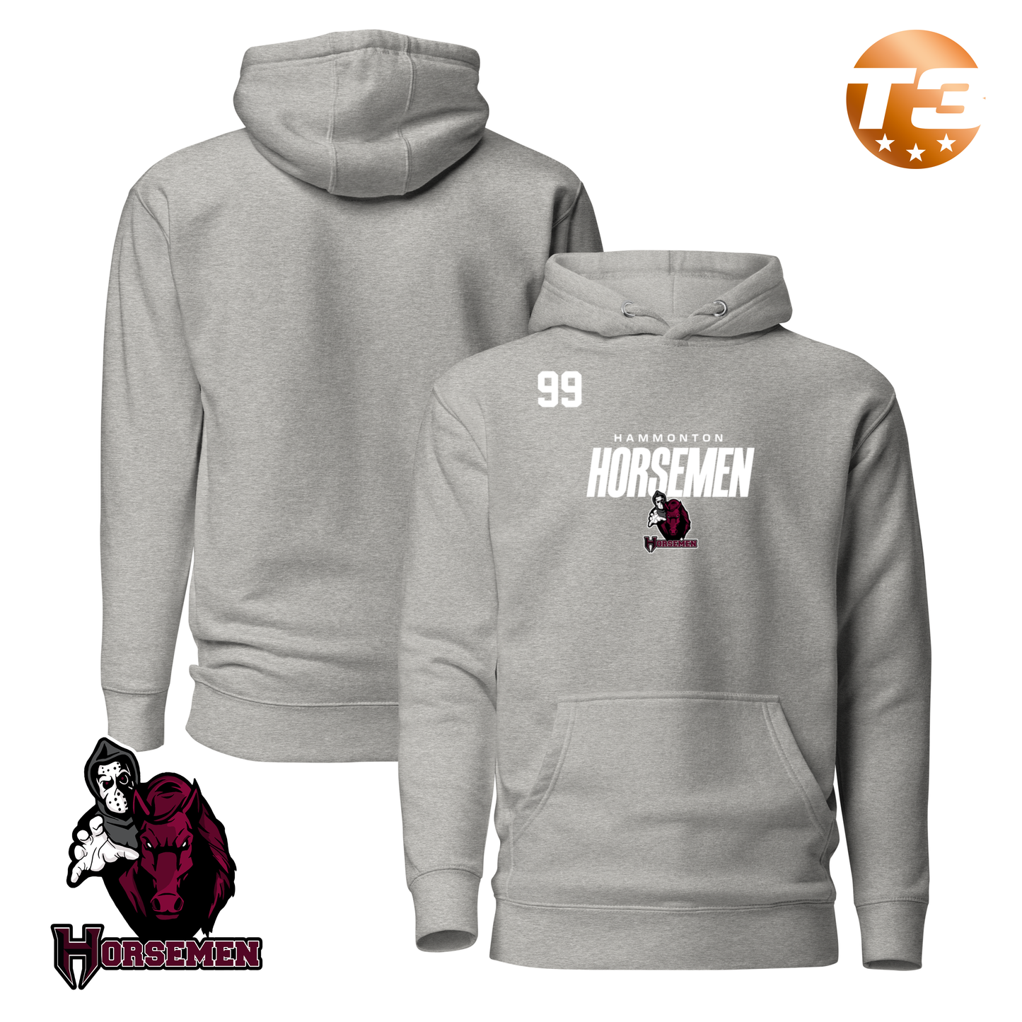 Hammonton Horsemen 2026 Performance Player Hoodie