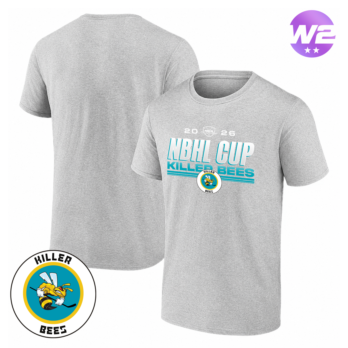 Brookline Killer Bees 2026 NBHL Cup Player Tee