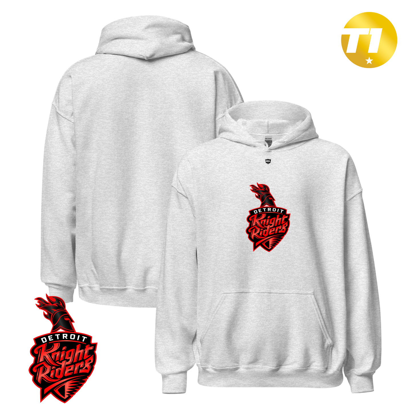 Detroit Knight Riders 2026 Classic Logo Hoodie