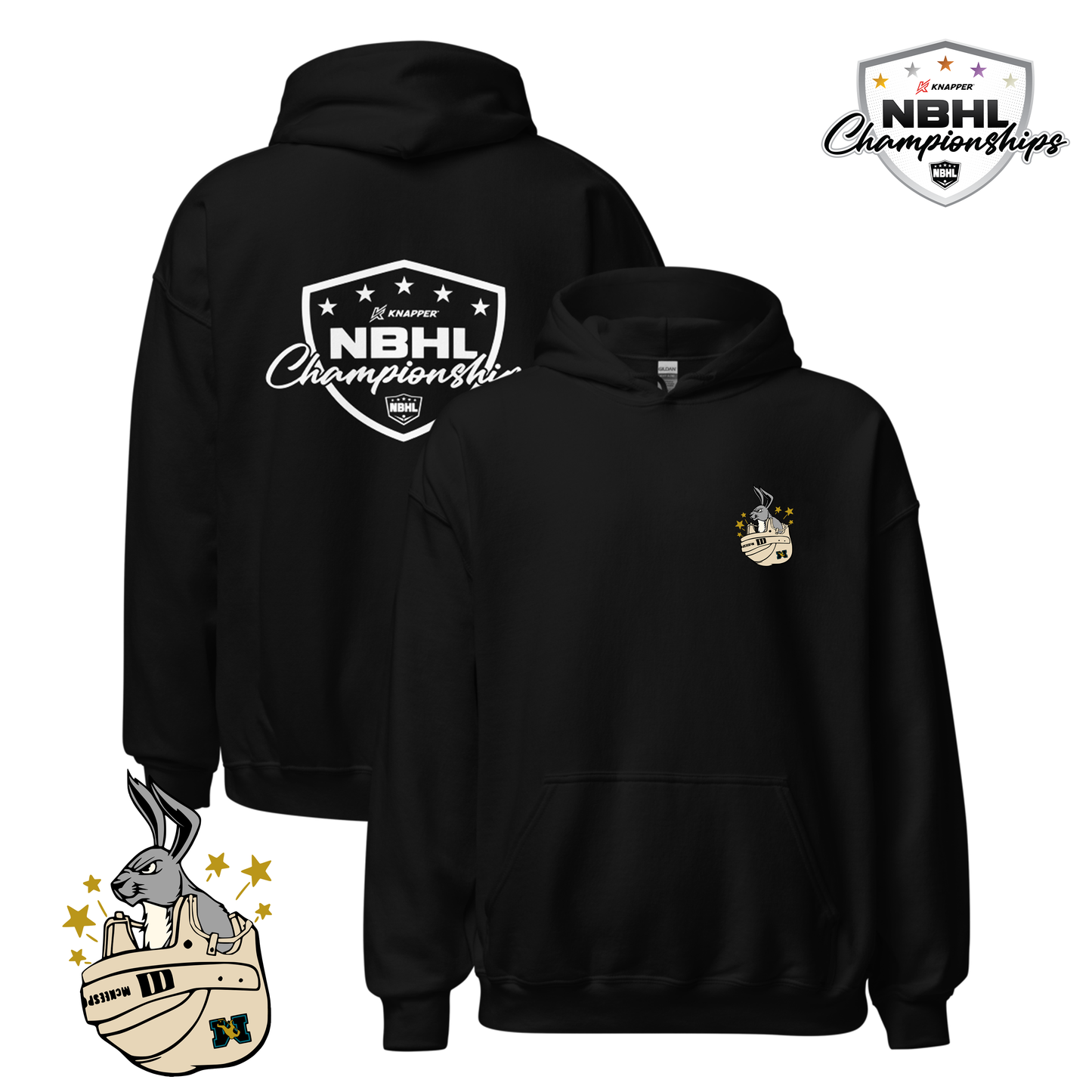 McKeesport Magic 2025 NBHL Championships Team Hoodie