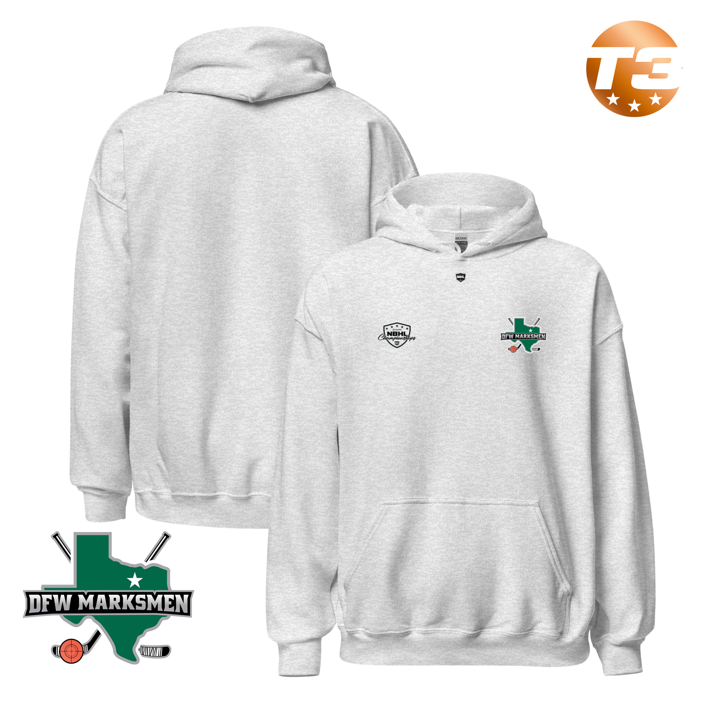 Dallas Fort Worth Marksmen 2026 NBHL Cup Team Hoodie