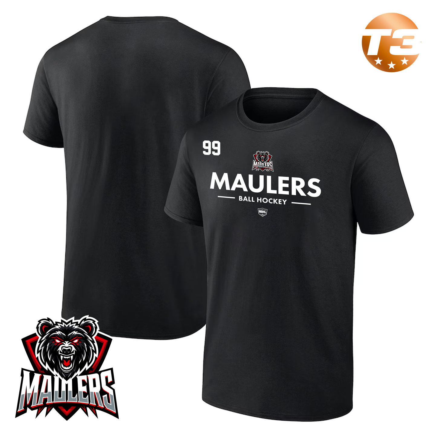 Mass Maulers 2026 Authentic Pro Primary T-Shirt