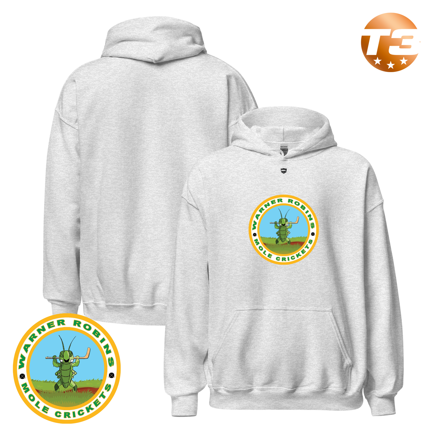 Warner Robins Mole Crickets 2026 Classic Logo Hoodie