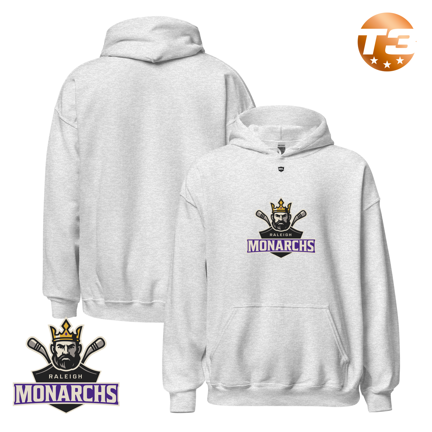 Raleigh Monarchs 2026 Classic Logo Hoodie