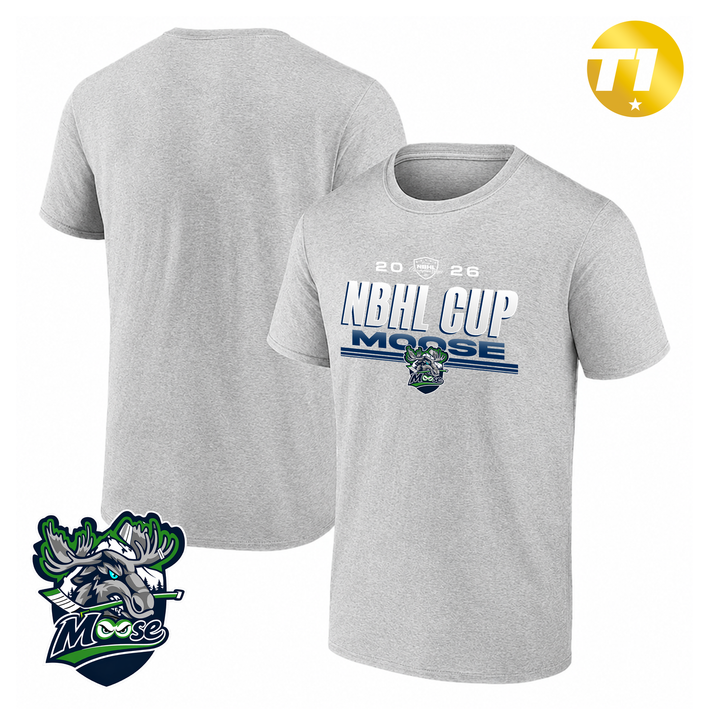 Leominster Moose 2026 NBHL Cup Player Tee
