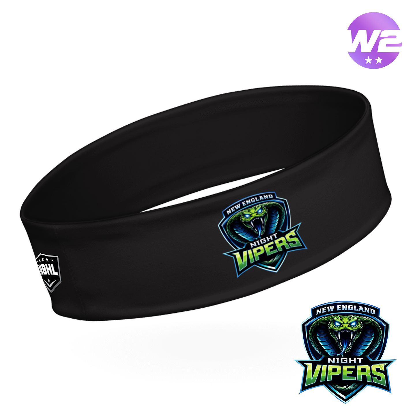 New England Night Vipers Performance Headband