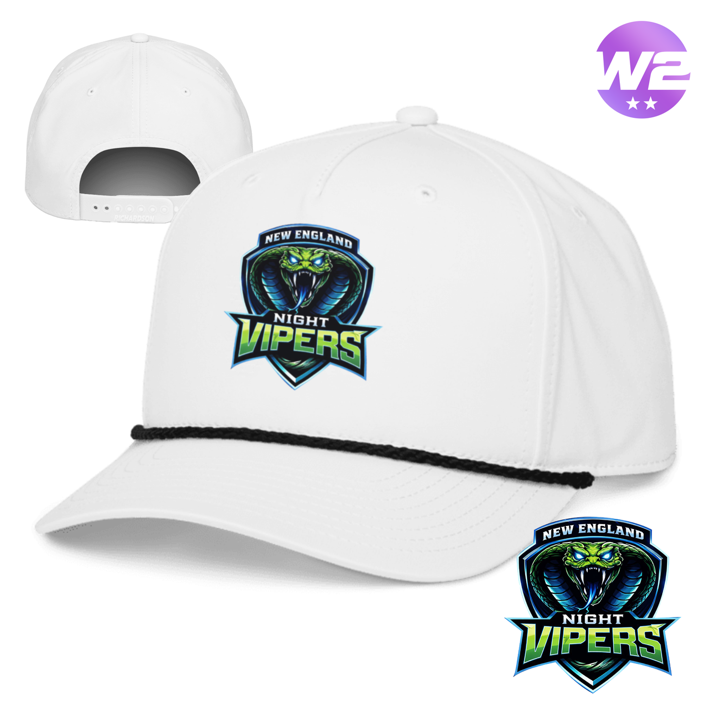New England Night Vipers 2026 Rope Cap