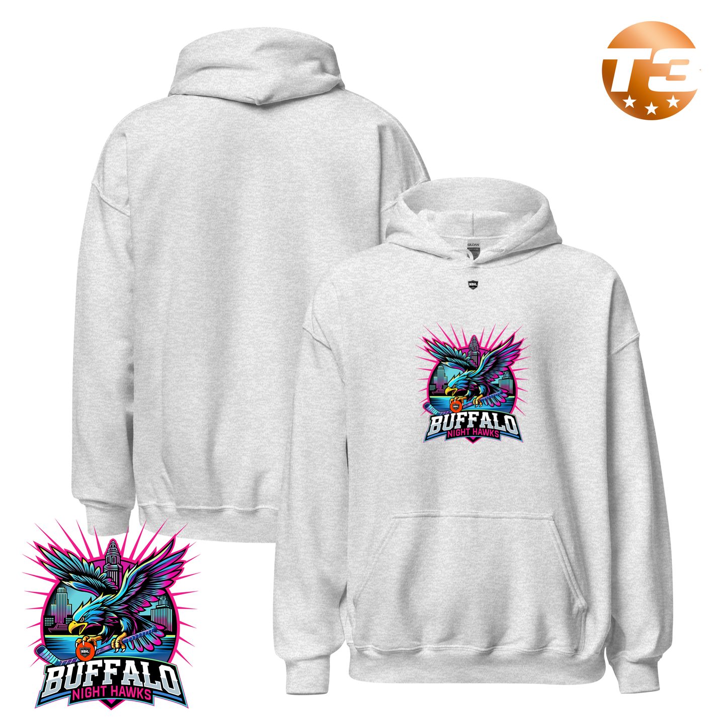 Buffalo Nighthawks 2026 Classic Logo Hoodie