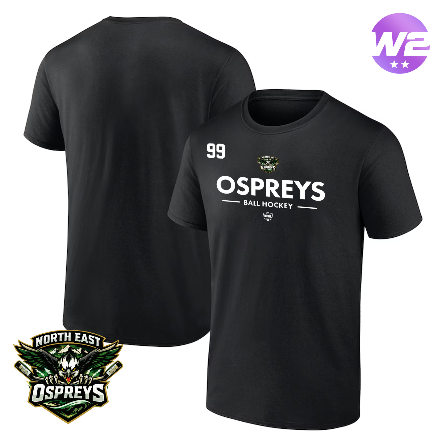 North East Ospreys 2026 Authentic Pro Primary T-Shirt