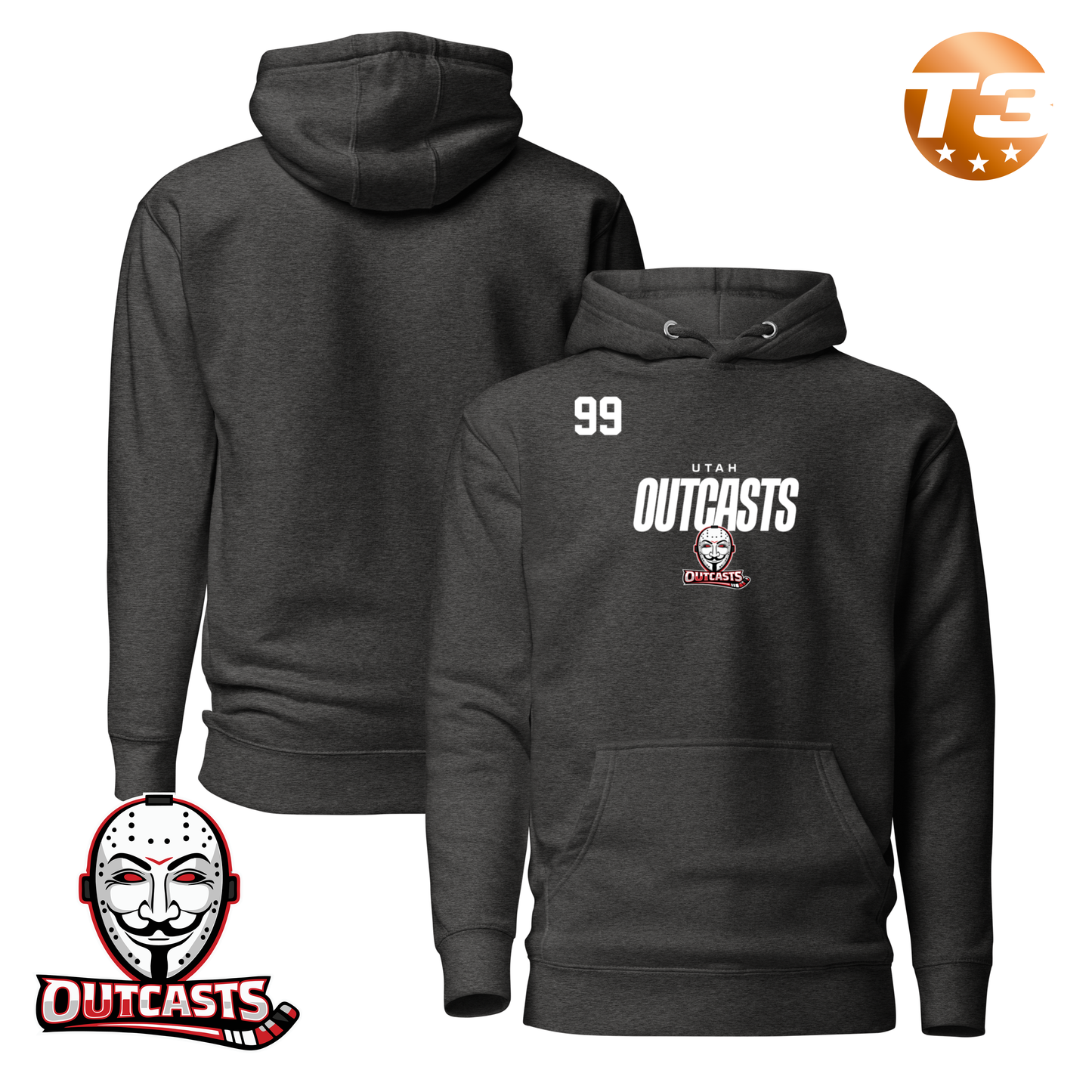 Utah Outcasts 2026 Performance Player Hoodie