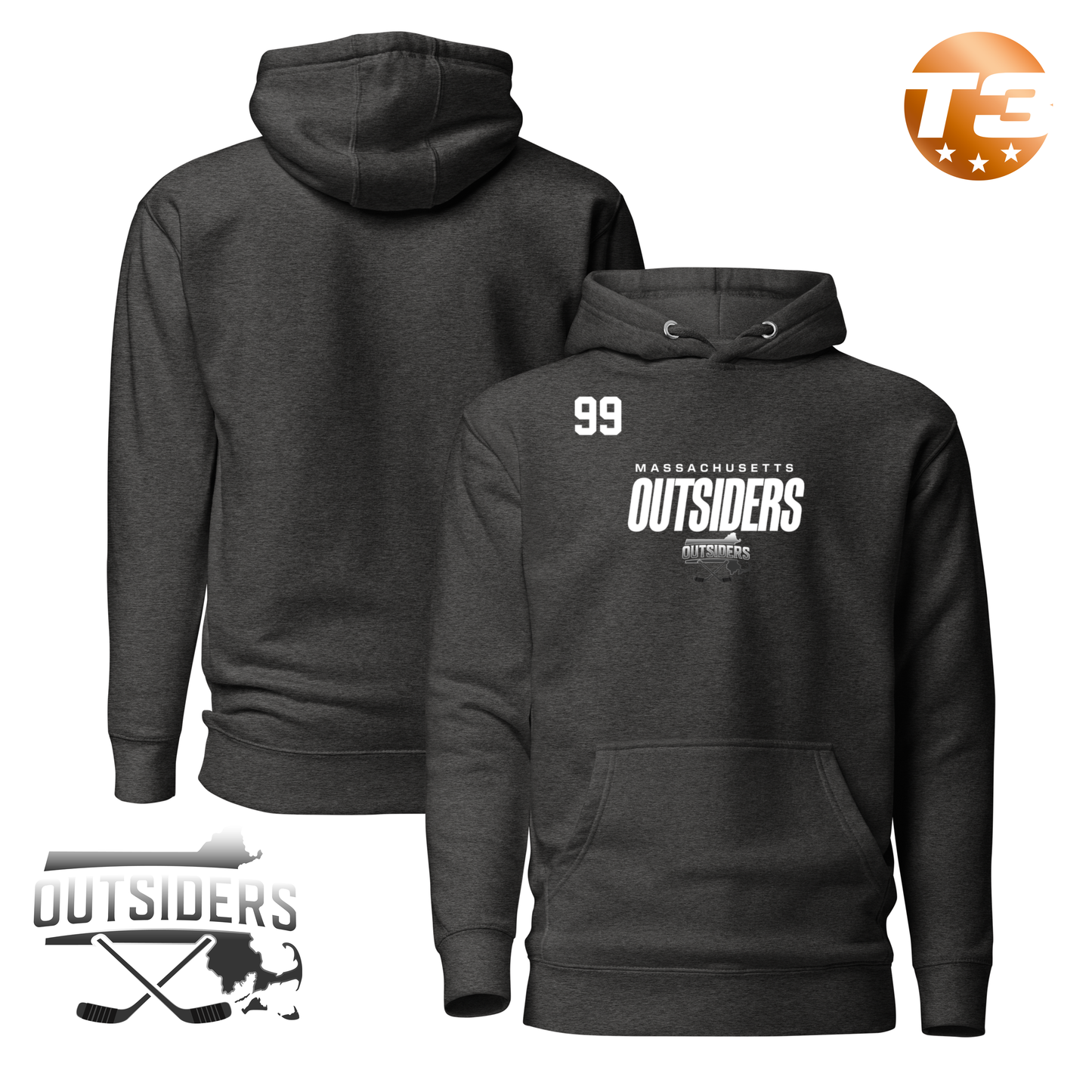 Massachusetts Outsiders 2026 Performance Player Hoodie