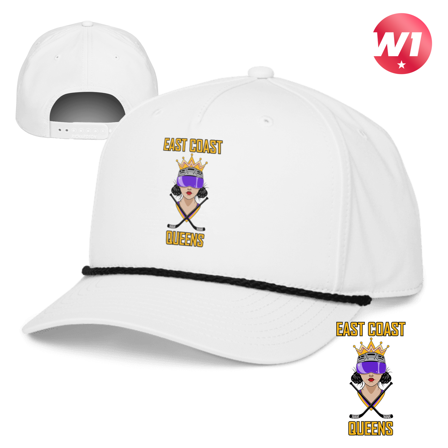 East Coast Queens 2026 Rope Cap