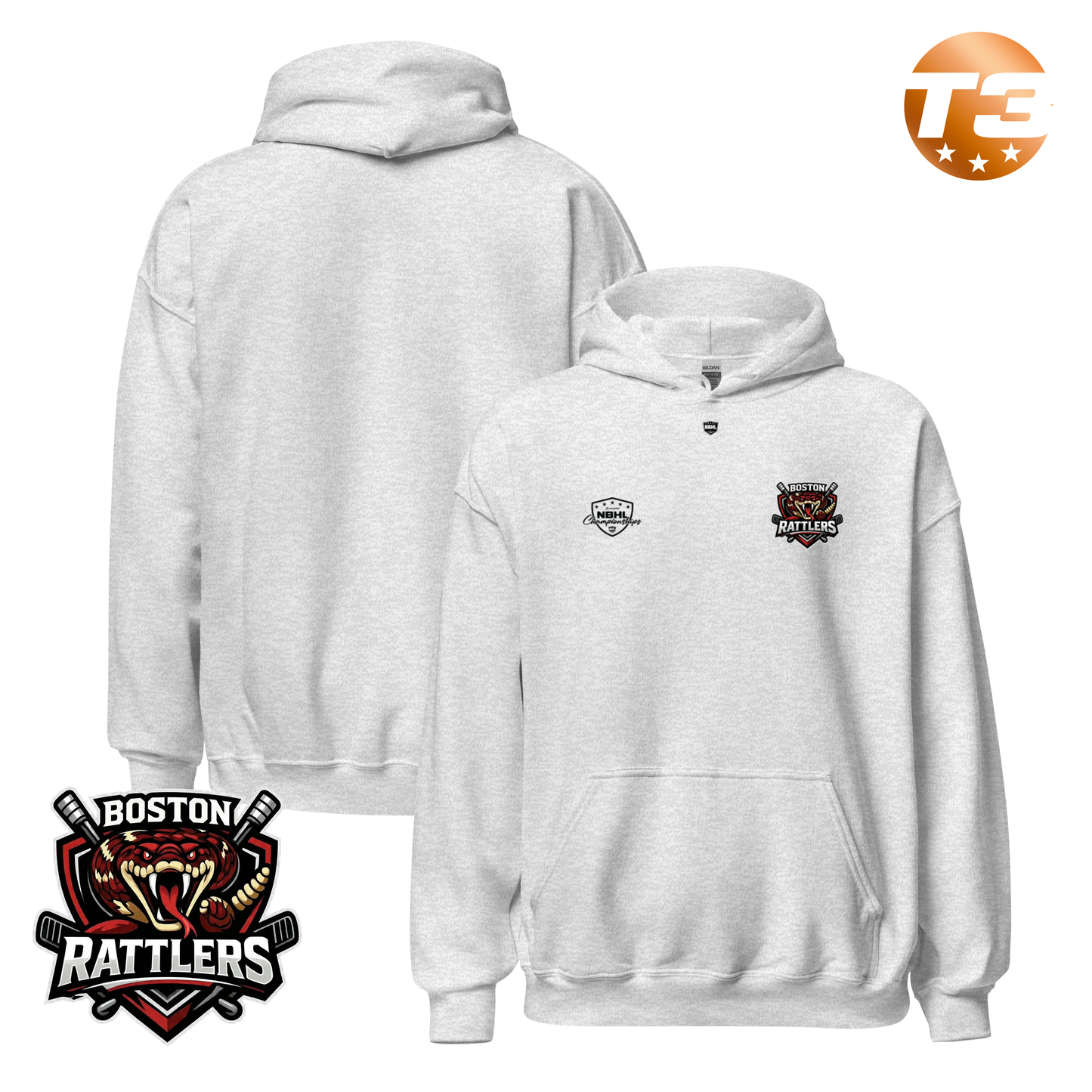 Boston Rattlers 2026 NBHL Cup Team Hoodie