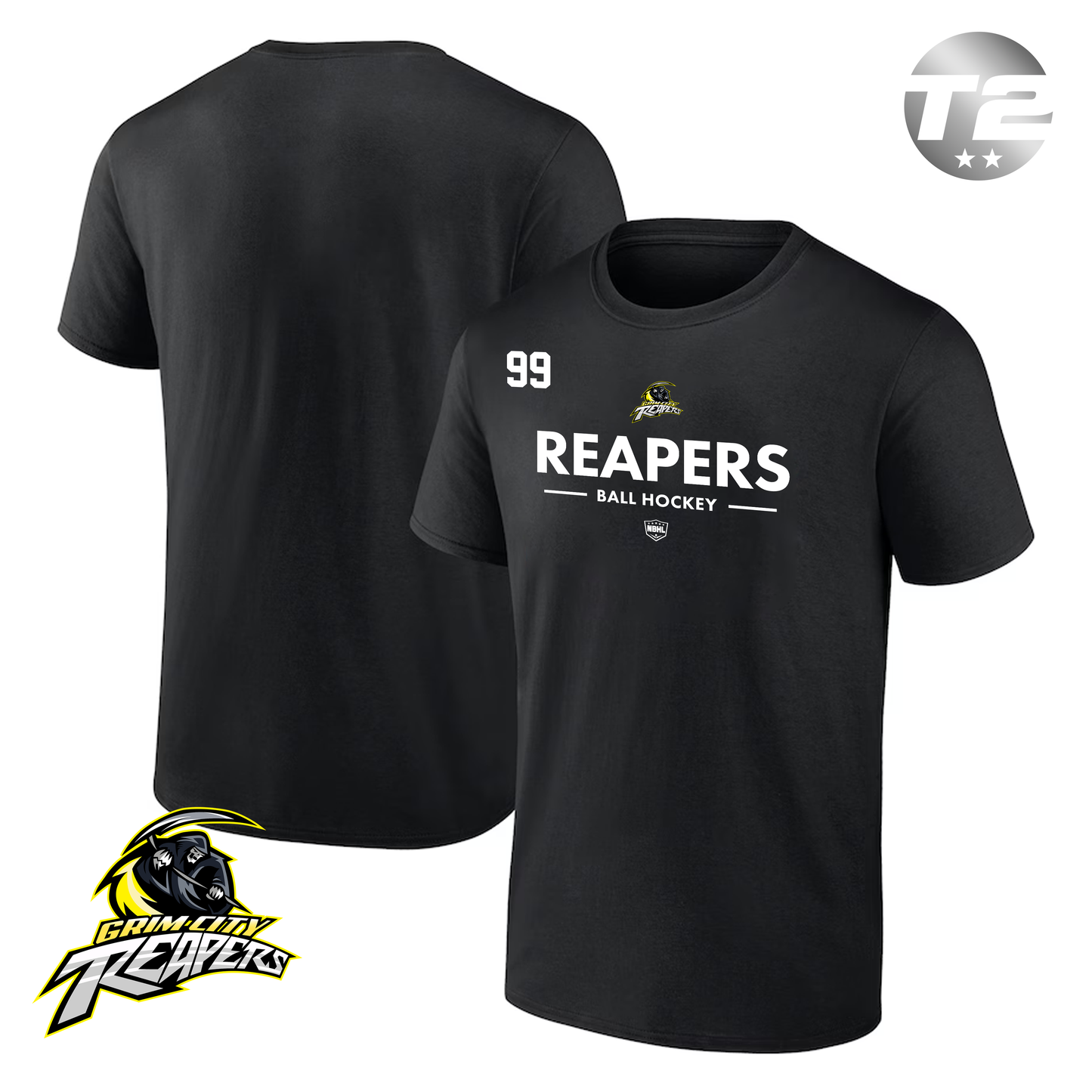 Grim City Reapers 2026 Authentic Pro Primary T-Shirt