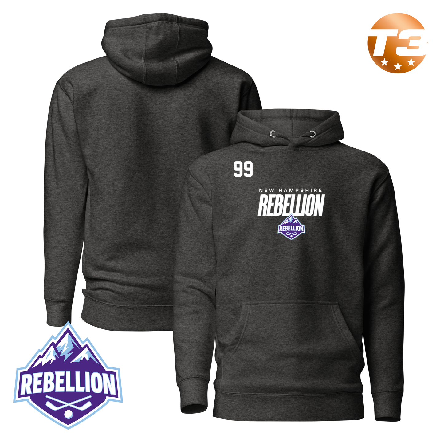 New Hampshire Rebellion 2026 Performance Player Hoodie