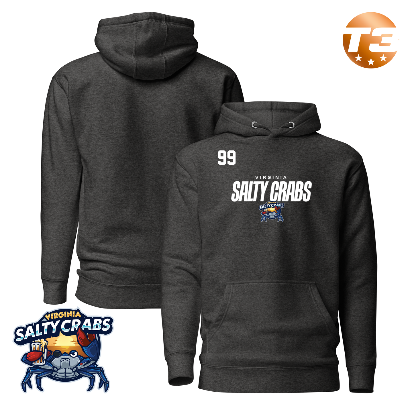 Virginia Salty Crabs 2026 Performance Player Hoodie