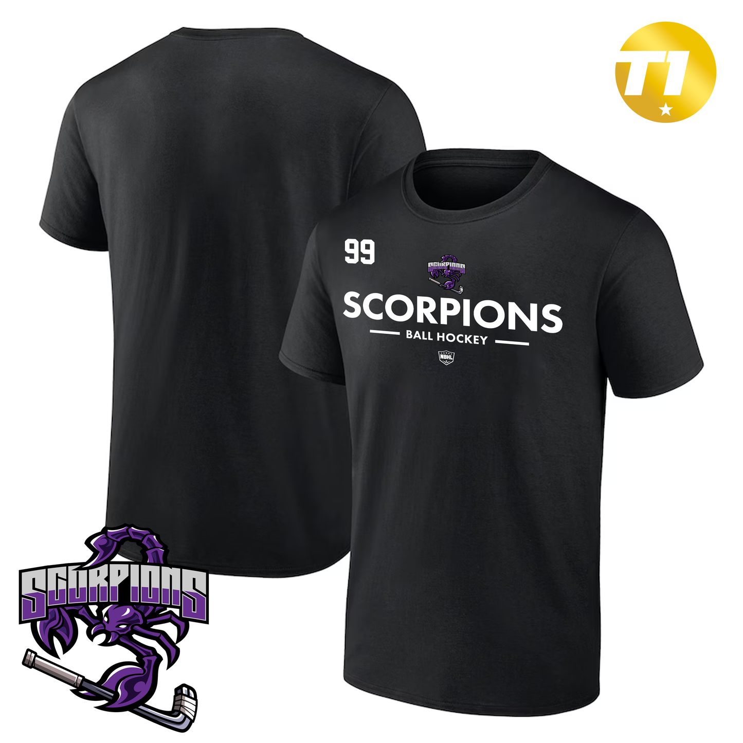 New England Scorpions 2026 Authentic Pro Primary T-Shirt