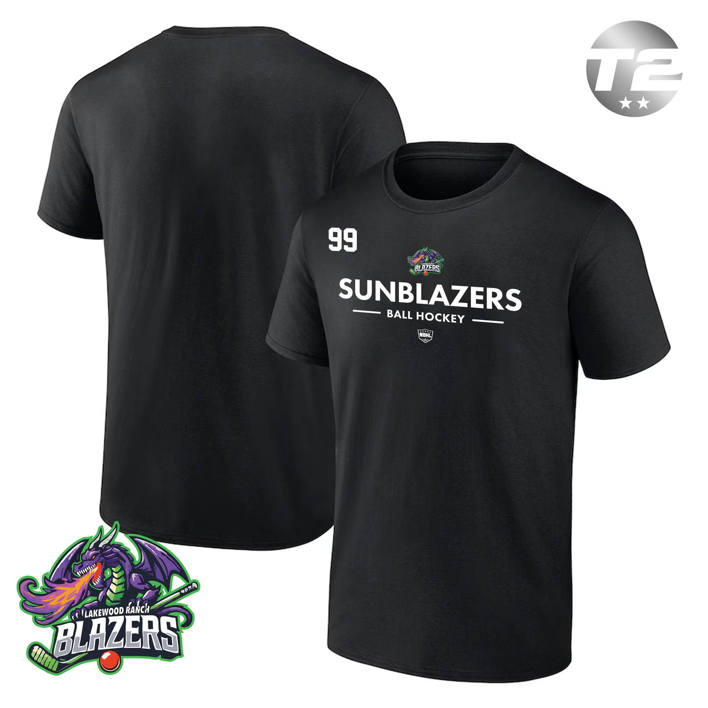 Lakewood Ranch Sunblazers 2026 Authentic Pro Primary T-Shirt