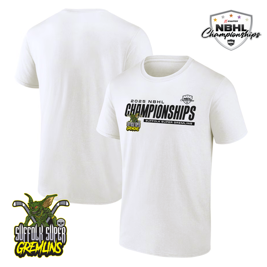Suffolk Super Gremlins 2025 NBHL Championships T-Shirt