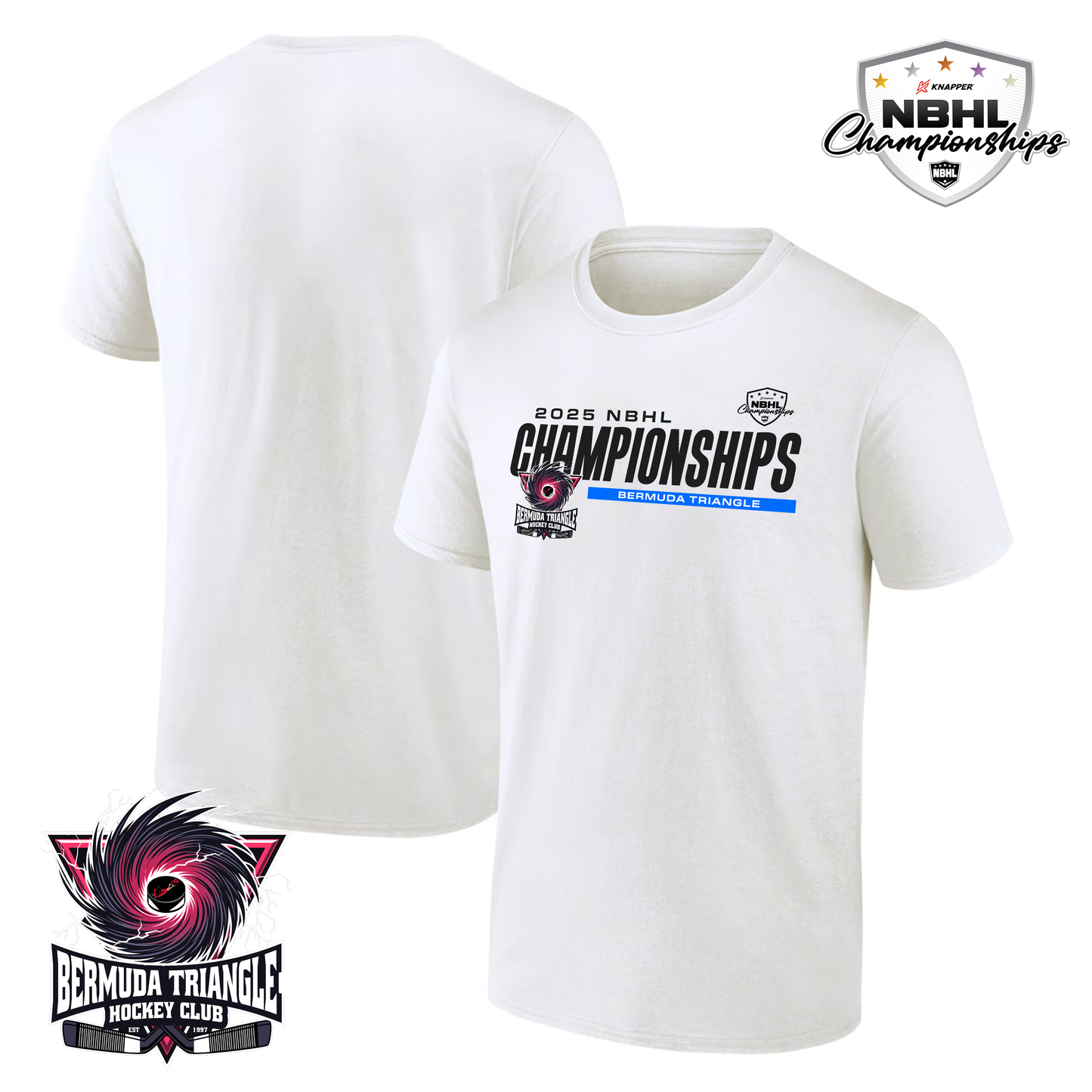Bermuda Triangle 2025 NBHL Championships T-Shirt
