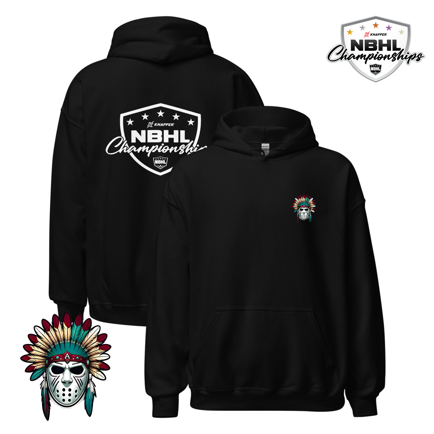 A-Town Tribe 2025 NBHL Championships Team Hoodie