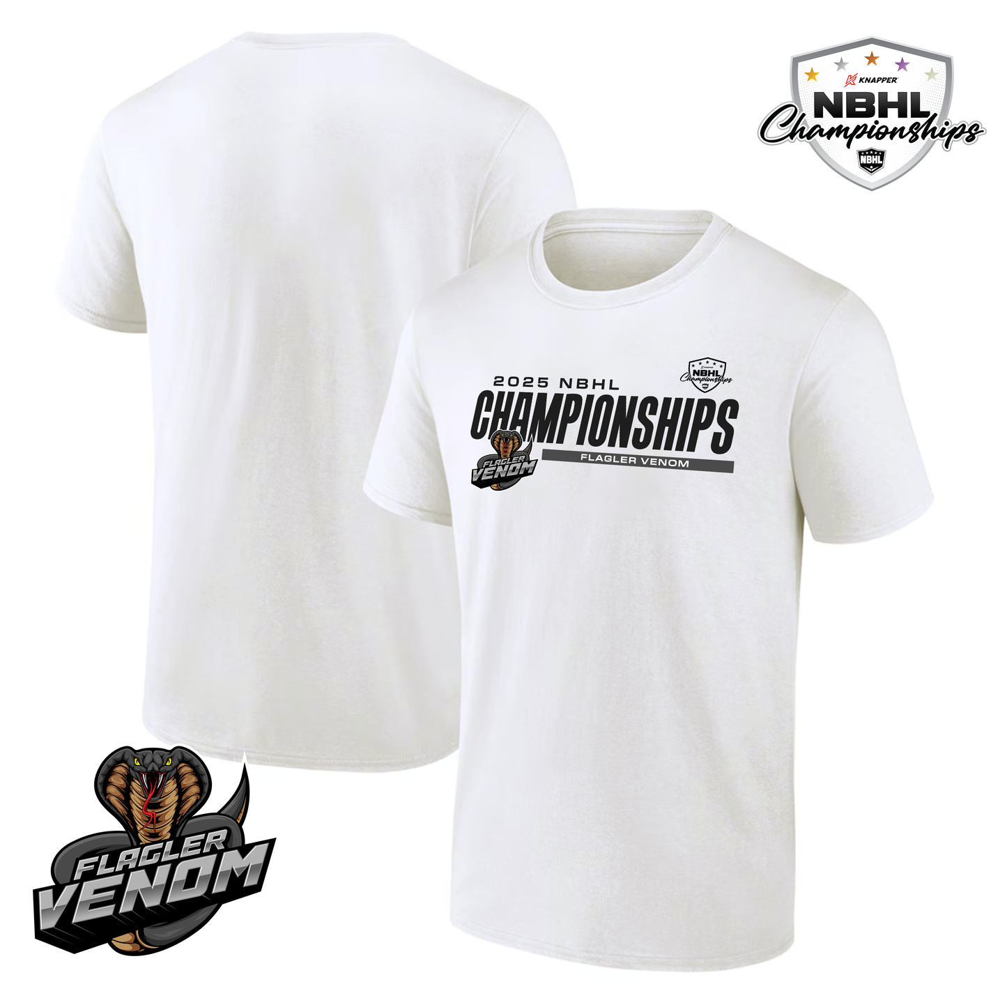 Flagler Venom 2025 NBHL Championships T-Shirt